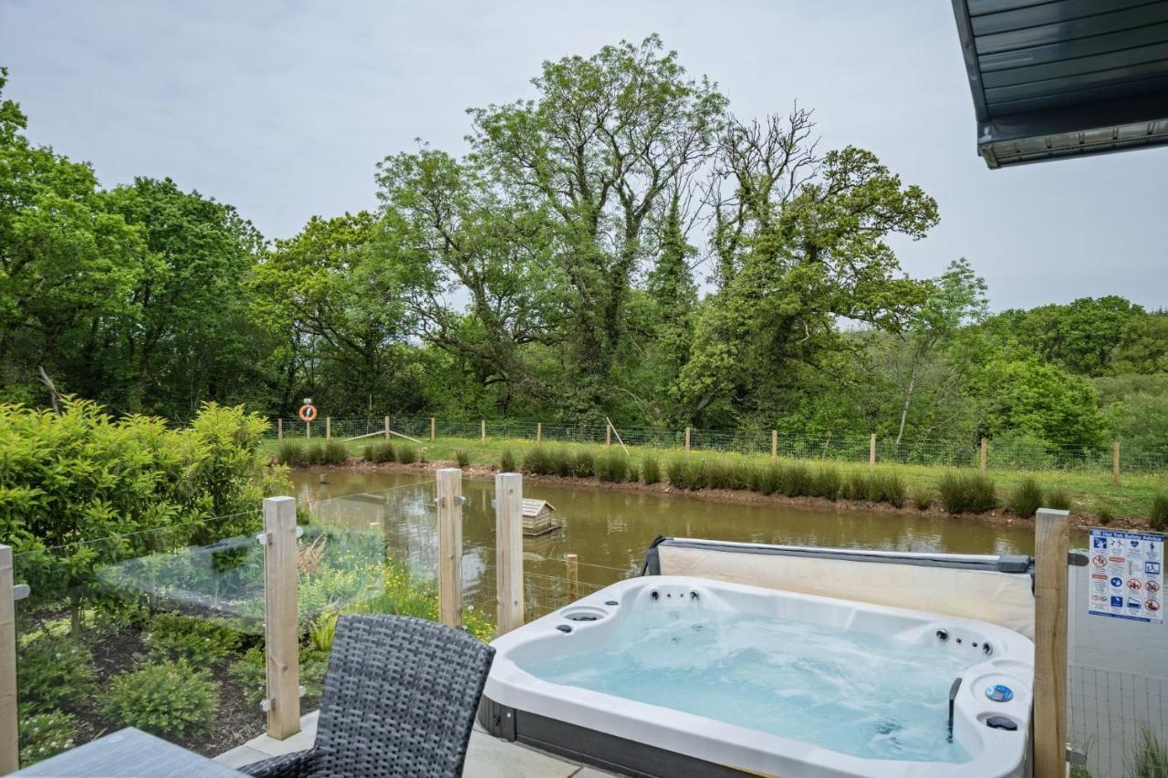 Lilac Lodge, 22 Roadford Lake Lodges 利夫顿 外观 照片