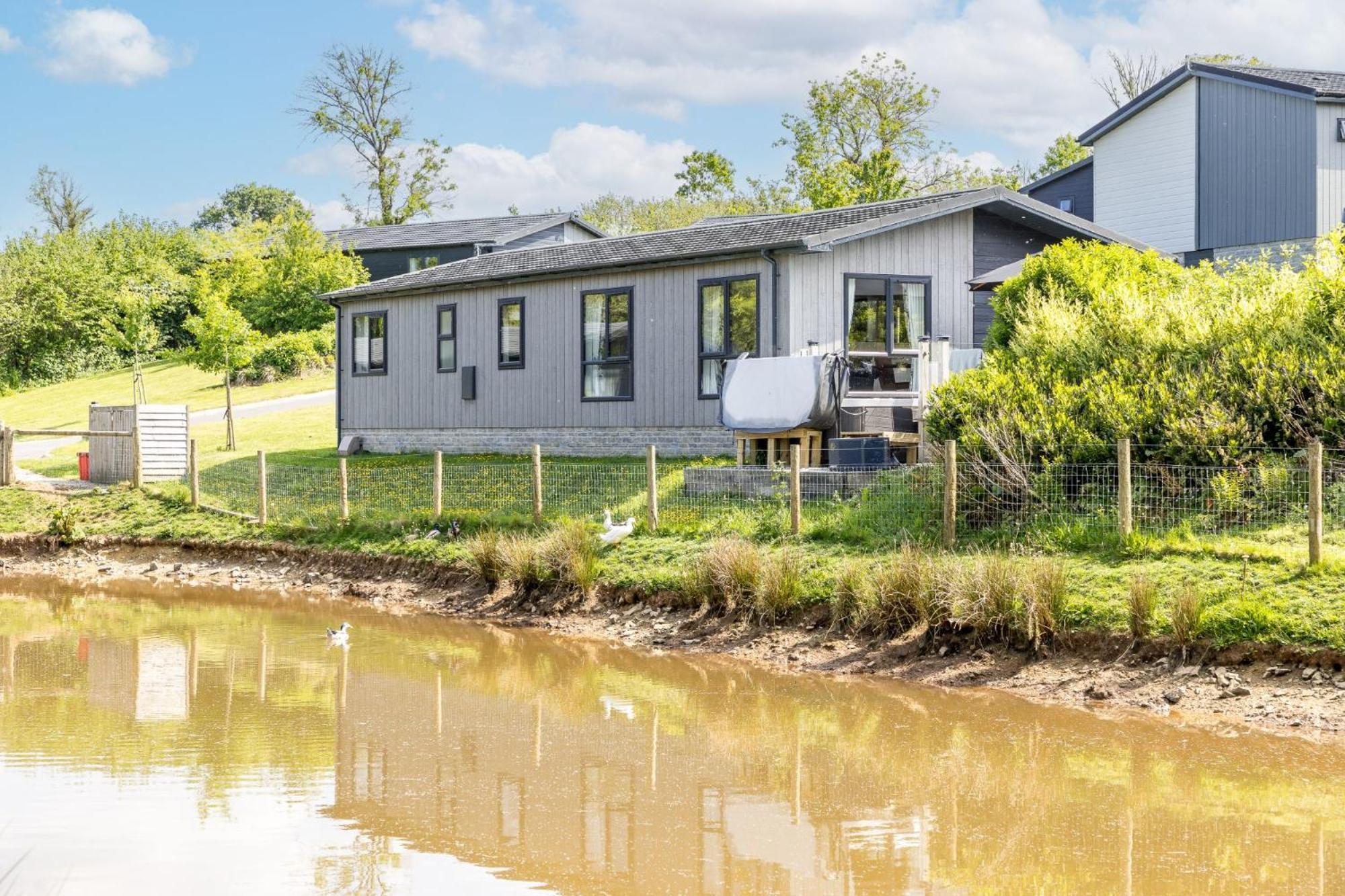 Lilac Lodge, 22 Roadford Lake Lodges 利夫顿 外观 照片