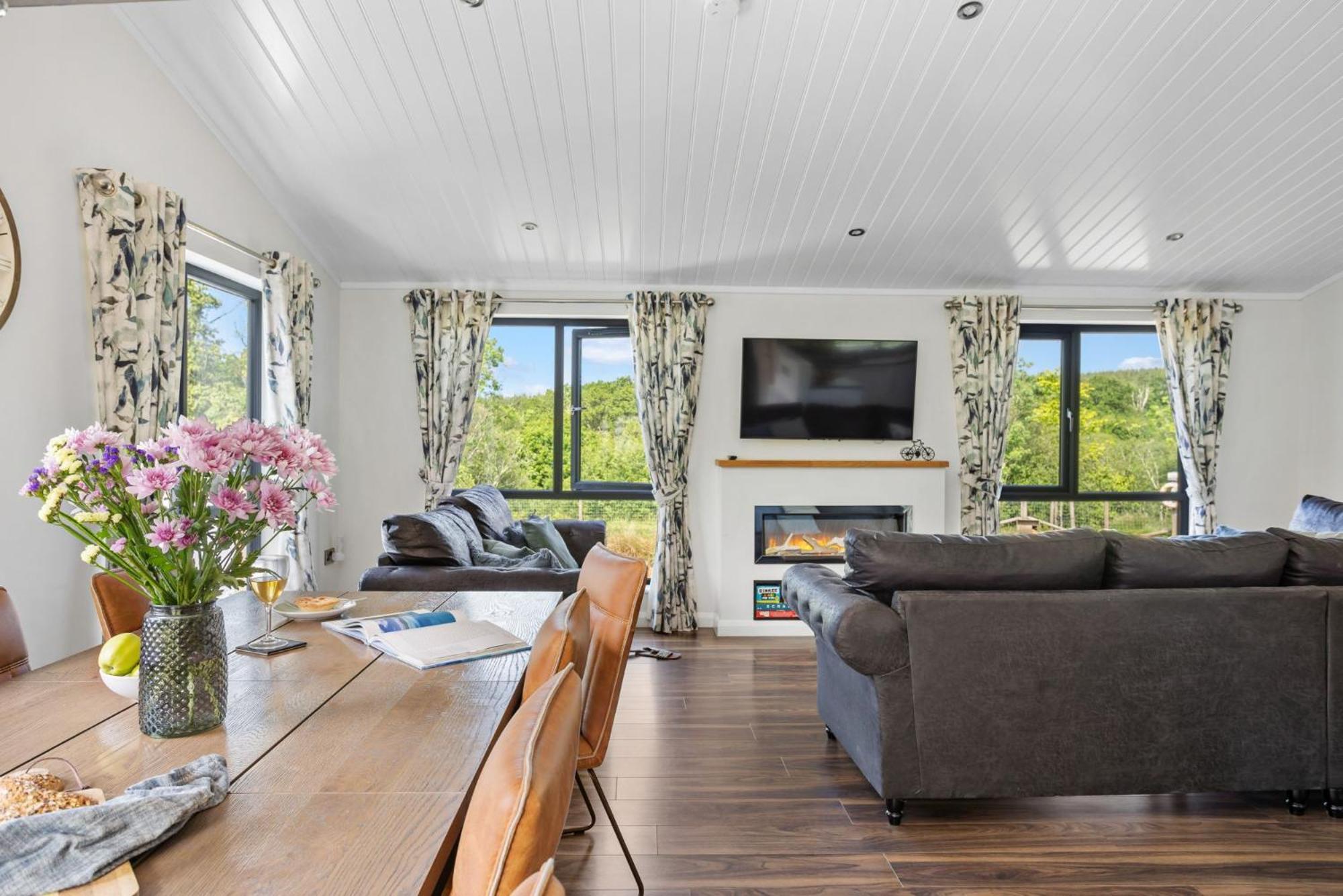 Lilac Lodge, 22 Roadford Lake Lodges 利夫顿 外观 照片